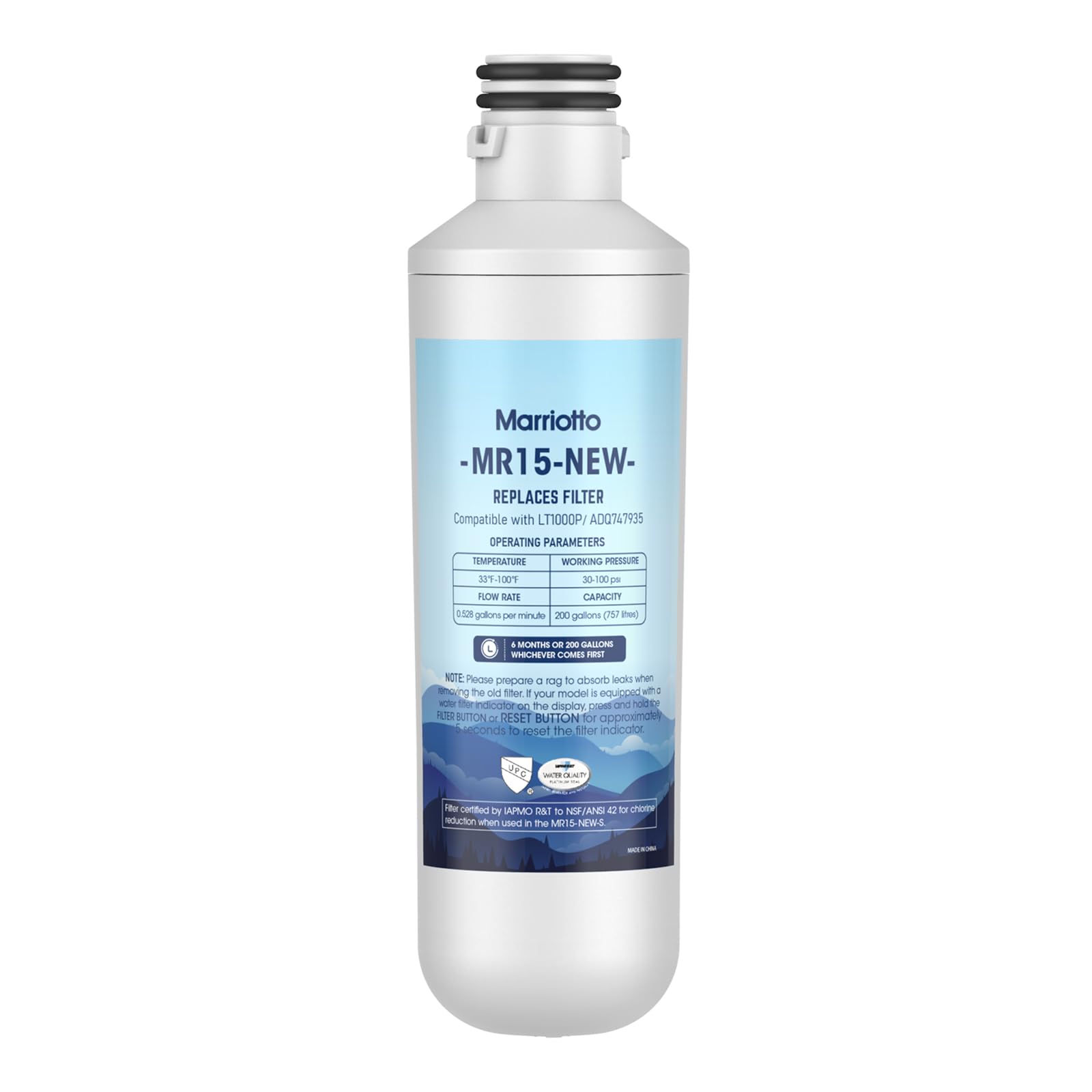 Water Filter LT1000PC Replacement for LG Refrigerator