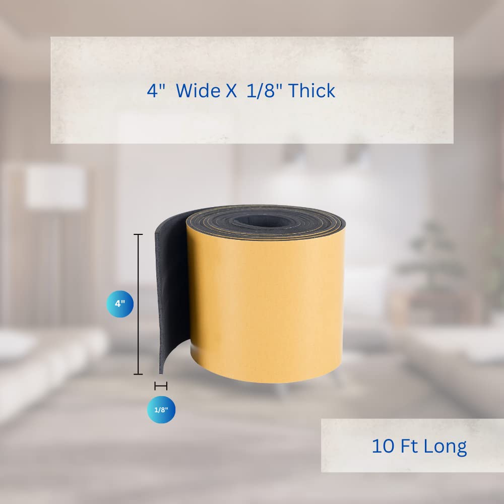 High Density Foam Weather Stripping Door Seal Strip Insulation Tape Roll for Insulating Door Frame