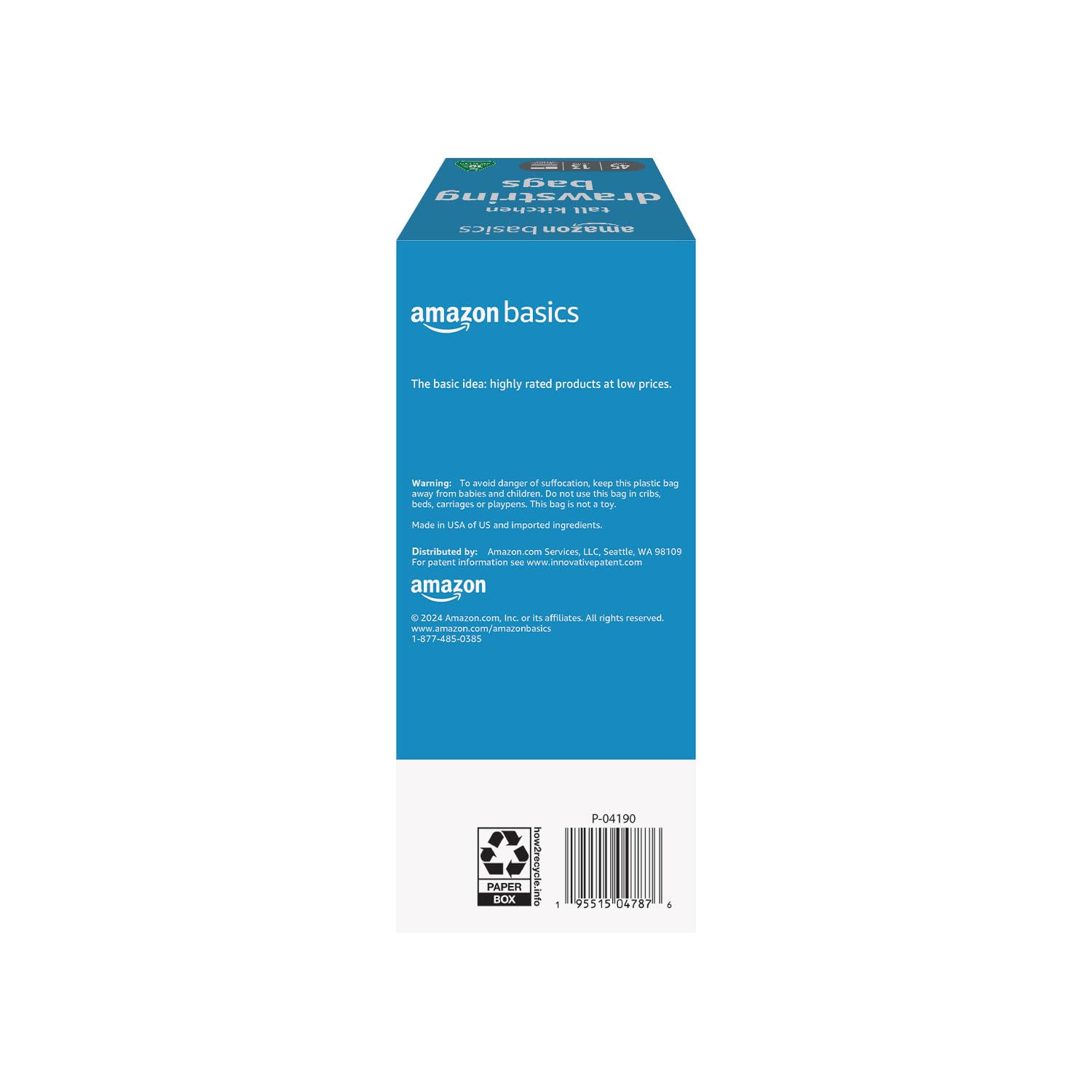 13 Gallon Tall Kitchen Drawstring Trash Bags (45 Count)