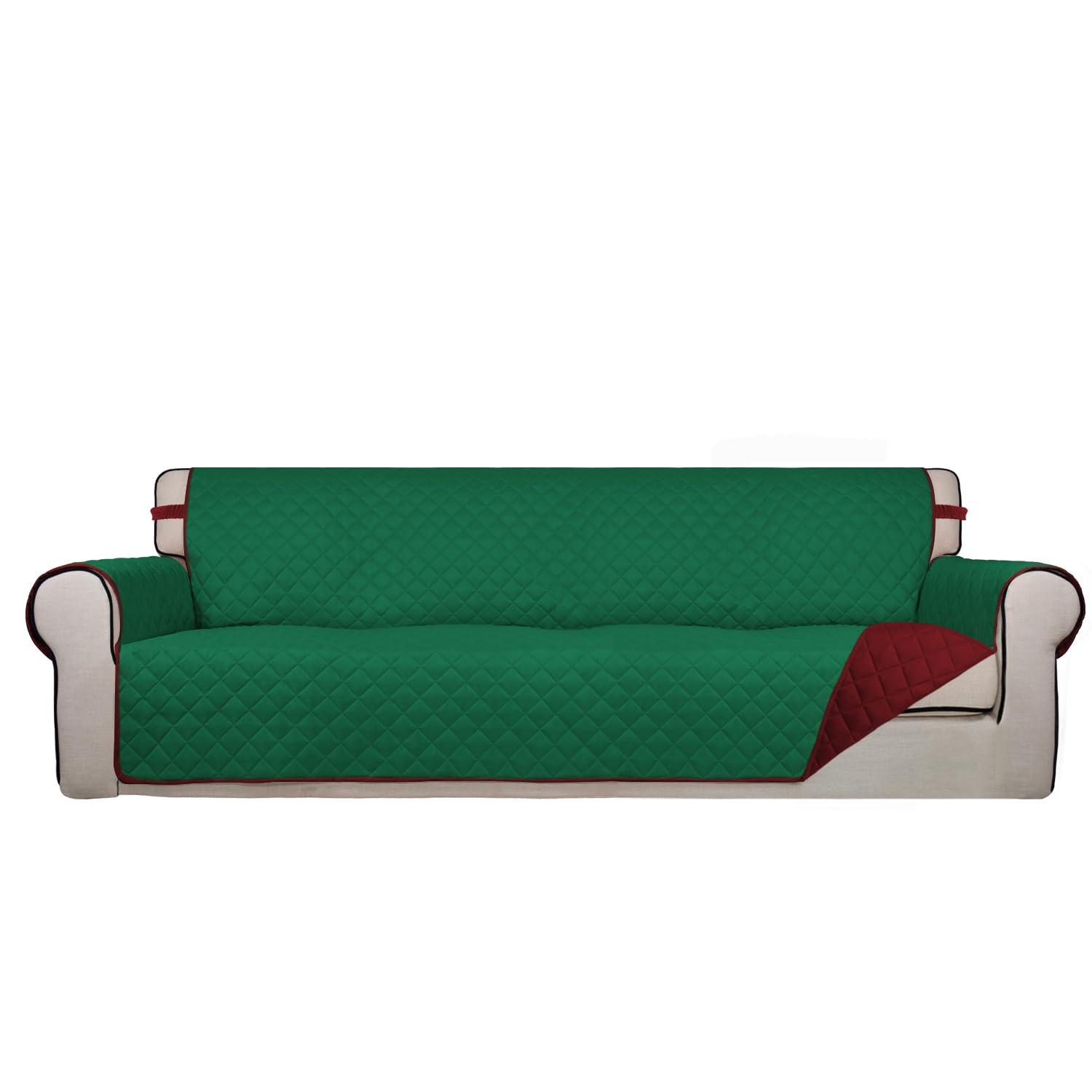Reversible Quilted Couch Covers for Dogs Sofa Cover 4 Seater 88"