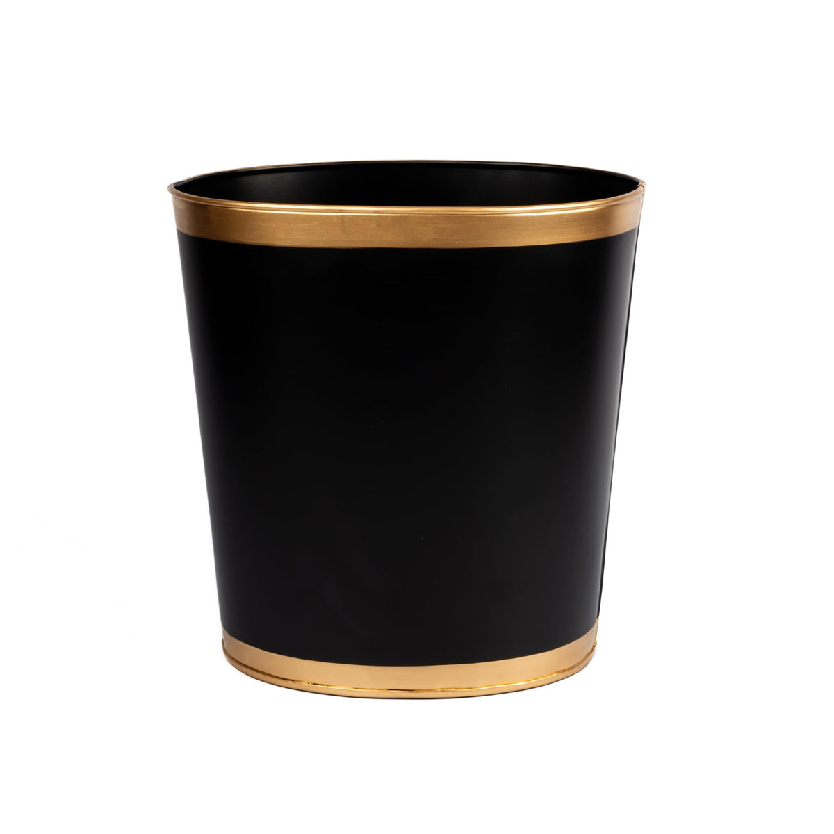 Jaye’s Studio Matte Black Waste Basket For Bathroom