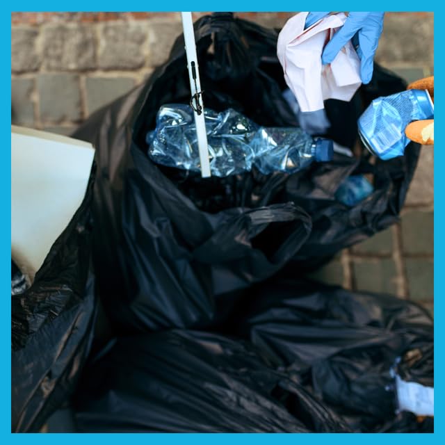 Large Black Trash Bags 55