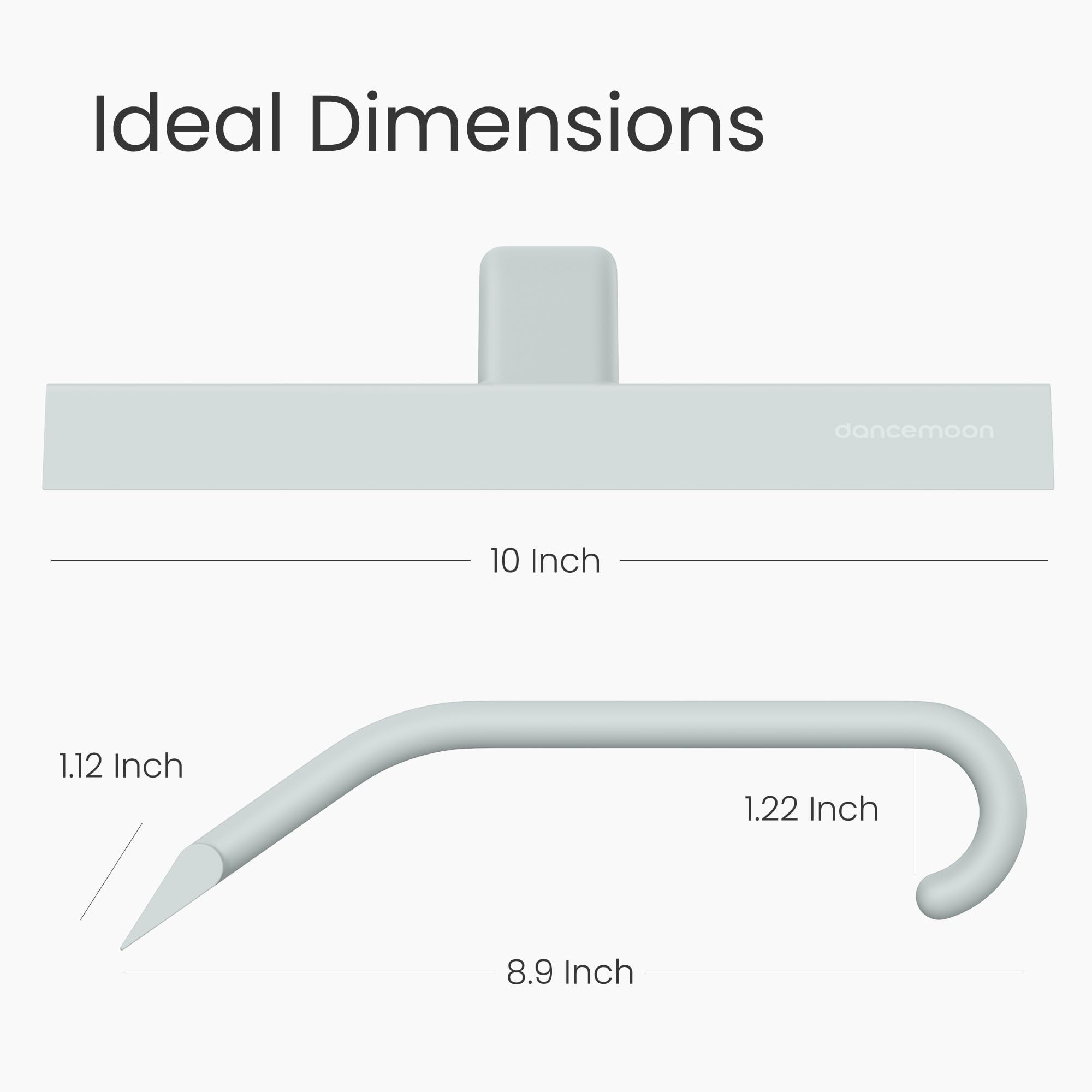 JustHang Shower Squeegee with Built