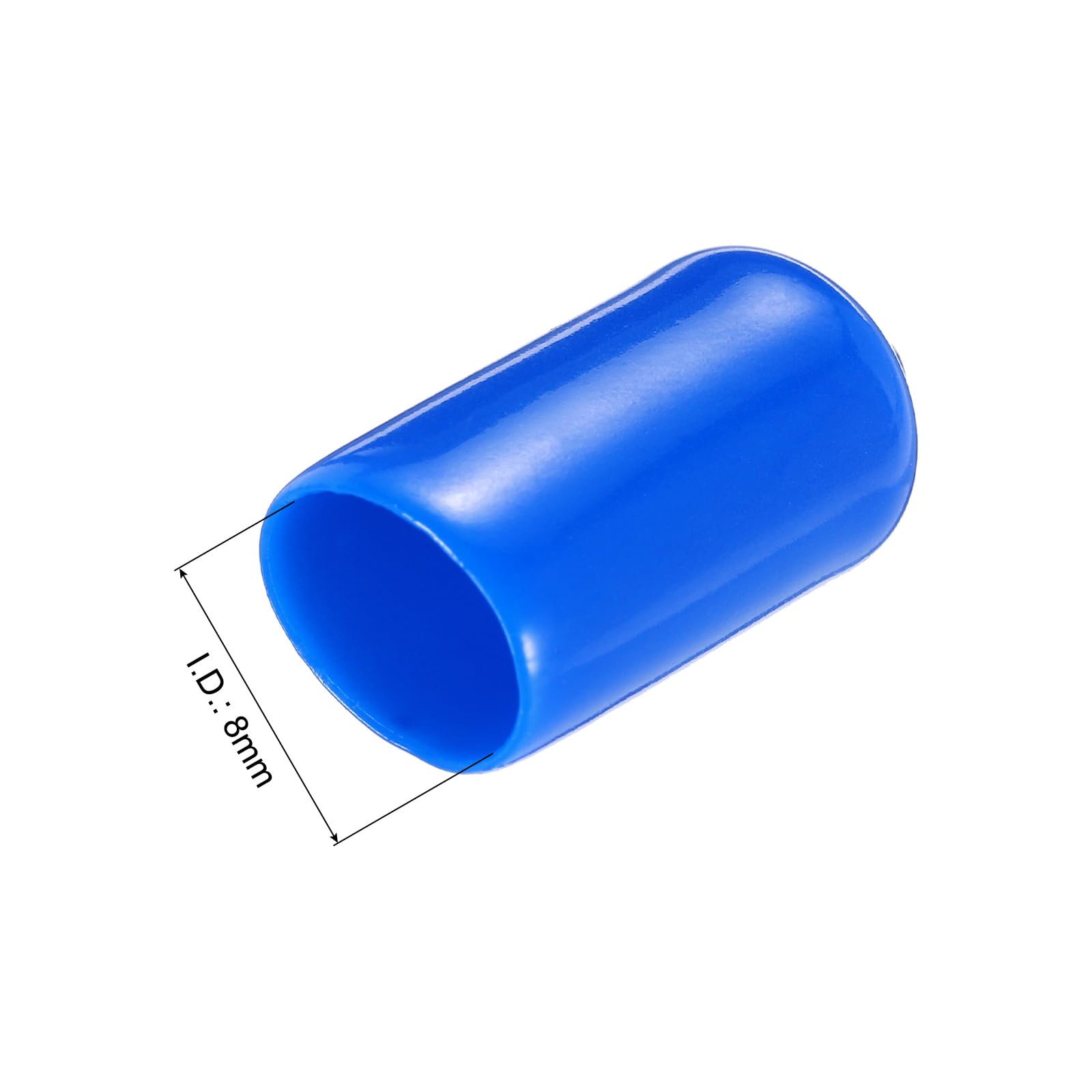 20pcs Rubber End Caps 8mm