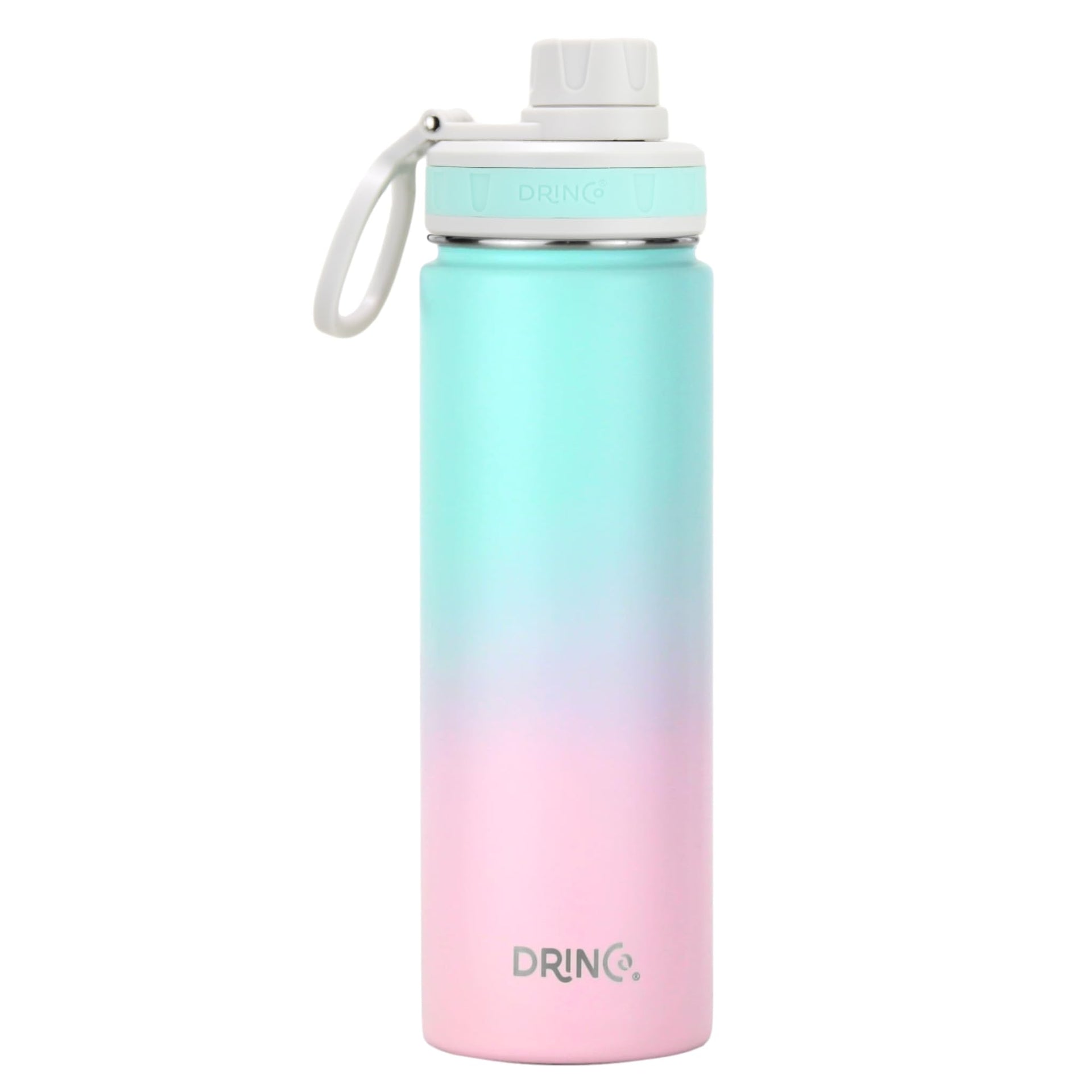 Stainless Steel Water Bottle Spout Lid Vacuum Insulated Double Wall Water Bottle Wide Mouth