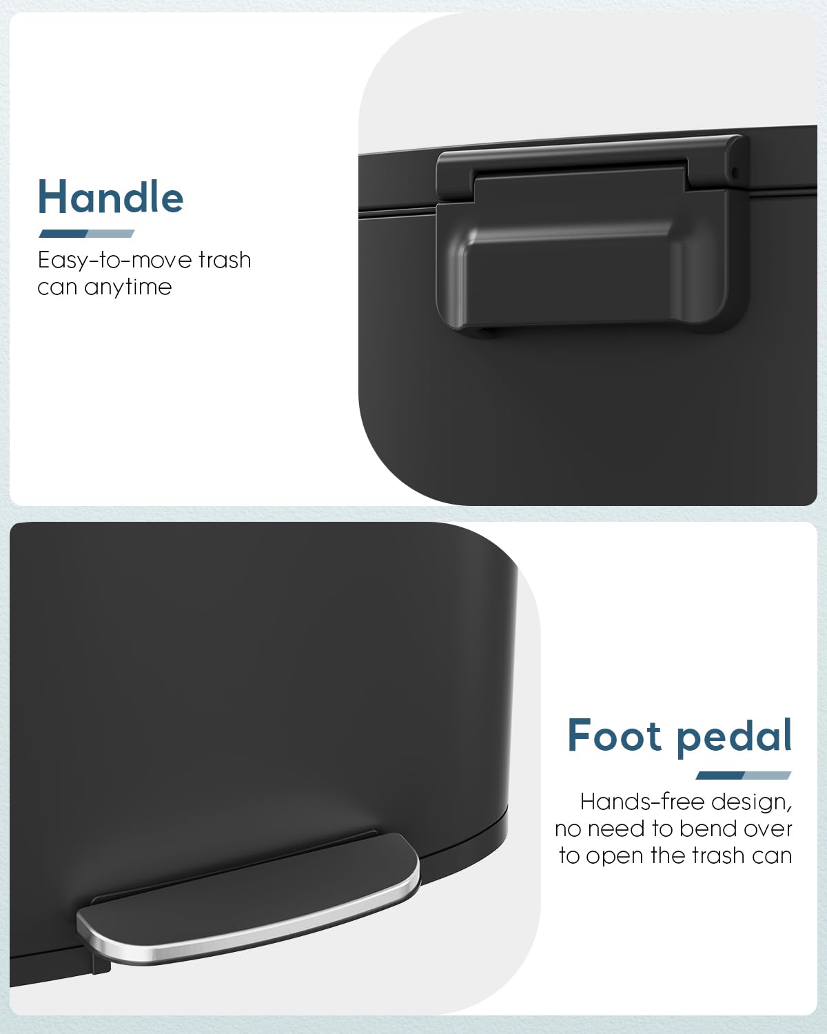 13.2 +1.3 Gallon Step Trash Can w