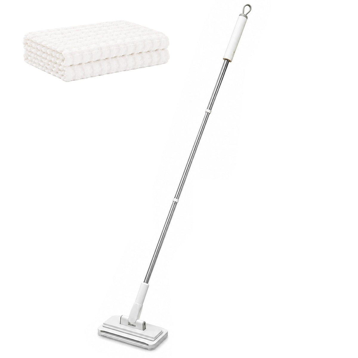 New 48" Long Handle Hands Freed Mini Mop for Wet and Dry Mopping & Sweeping