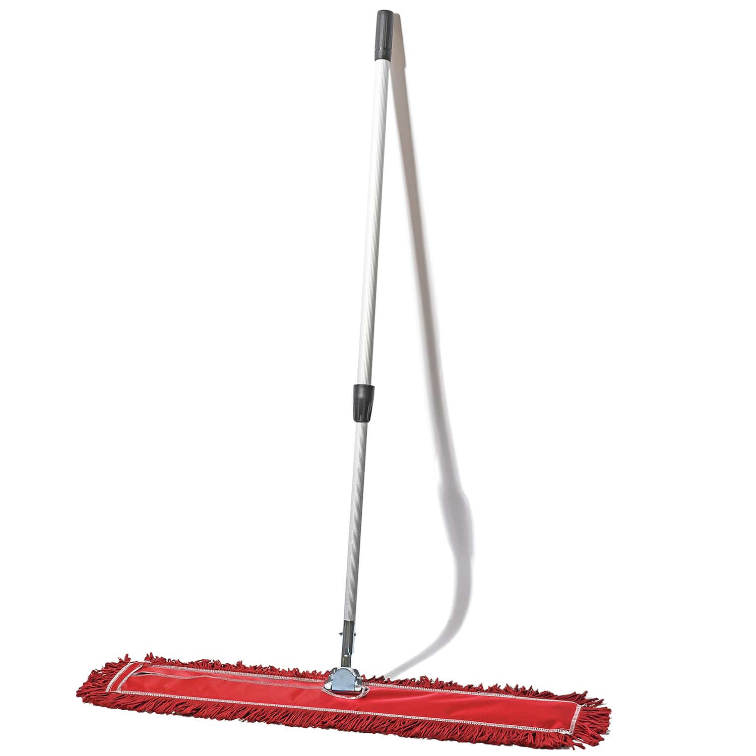 36 Inch Red Commercial Dust Mop & Floor Sweeper with Extendable Handle
