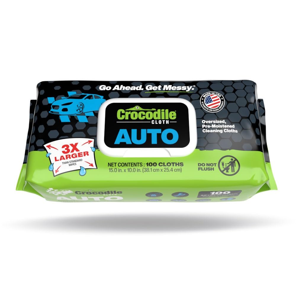 Auto Degreasing Hand & Tool Wipes (100 Count)