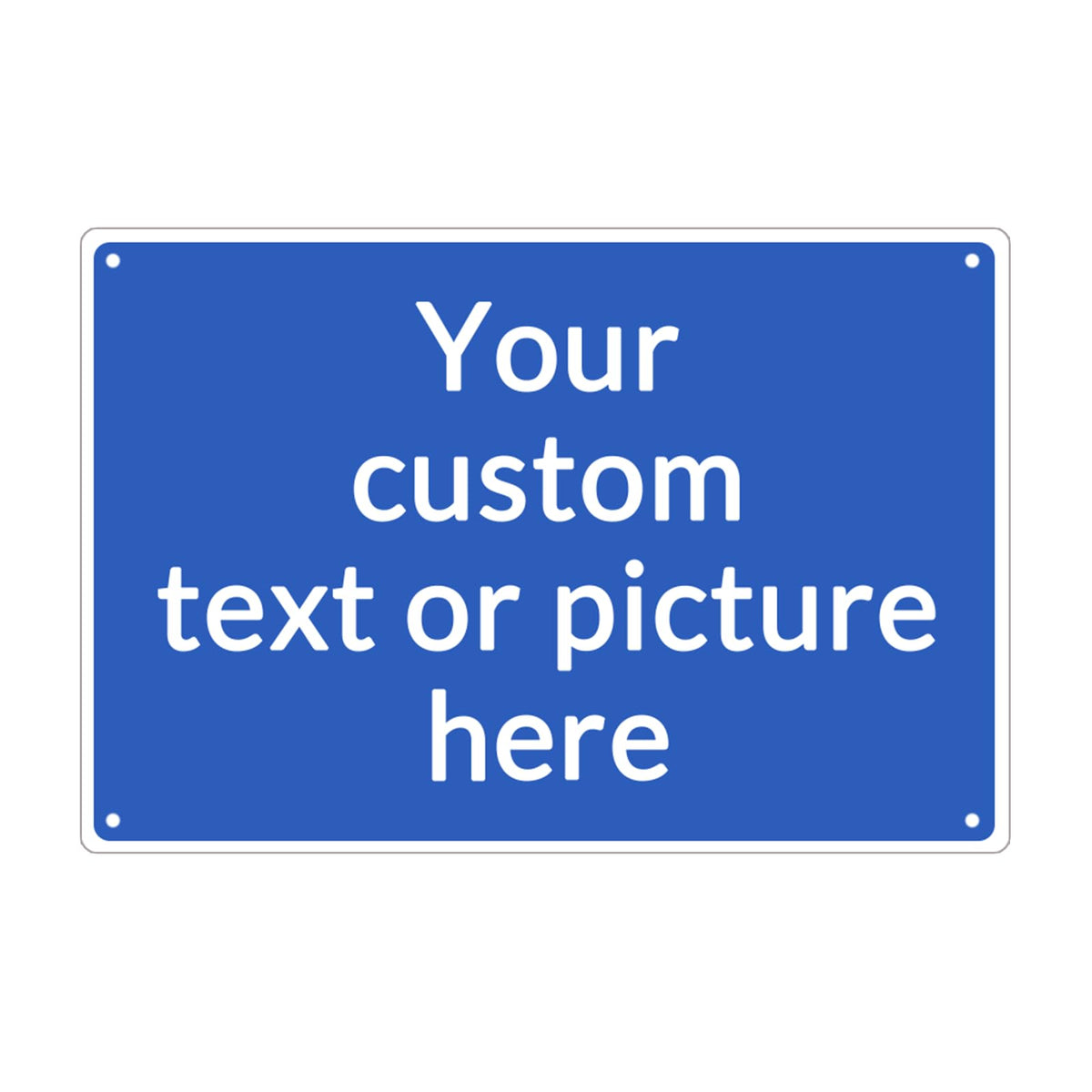 Personalized Aluminum Weatherproof Metal Signs