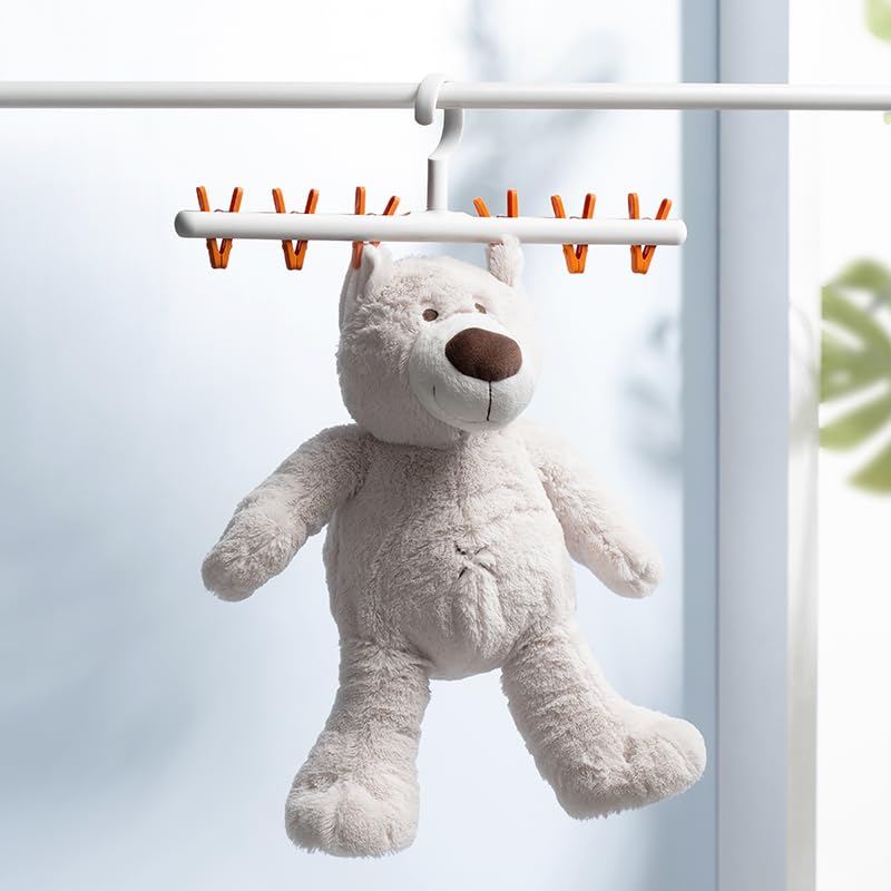 Clothes Hanger 2 Pack Clothes Drying Racks Windproof for Drying (2 Count)