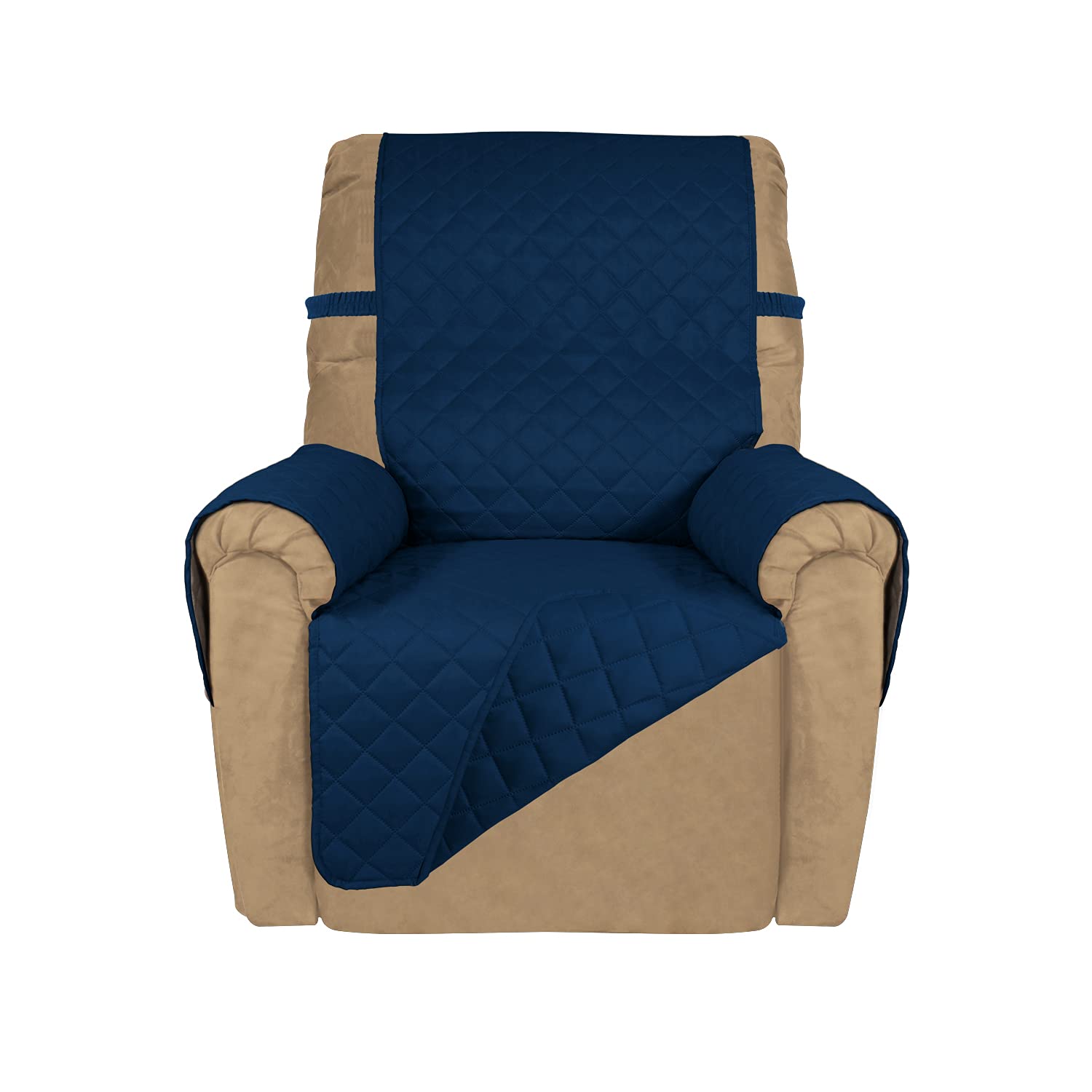 Reversible Quilted Oversized Recliner Sofa Cover