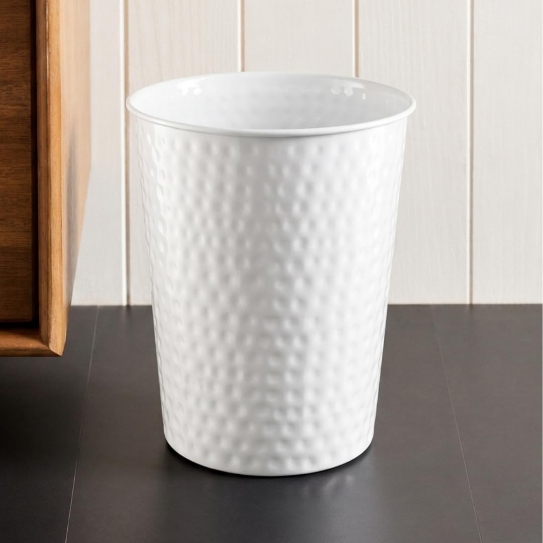 Metal Bathroom Trash Can