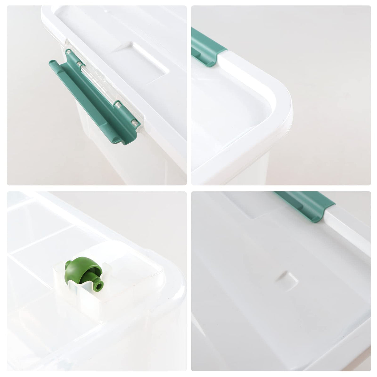 80 L Extra Large Plastic Storage Box (4 Count)