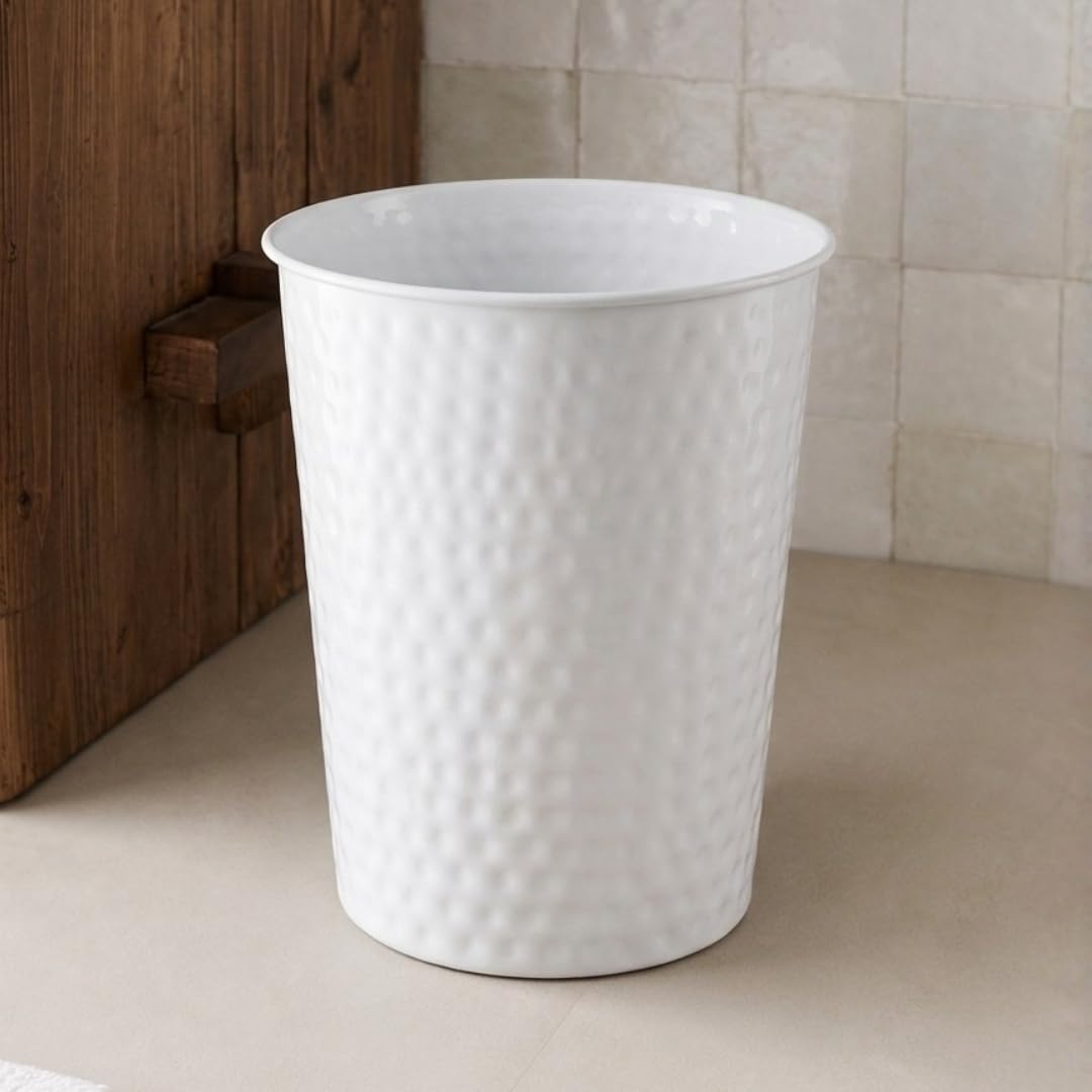 Metal Bathroom Trash Can