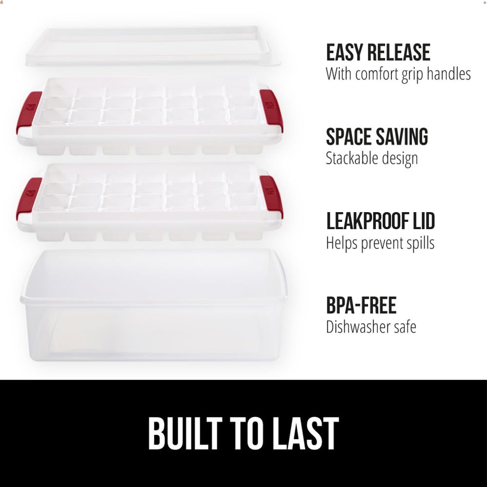 BPA Free Easy Release Ice Cube Tray for Freezer