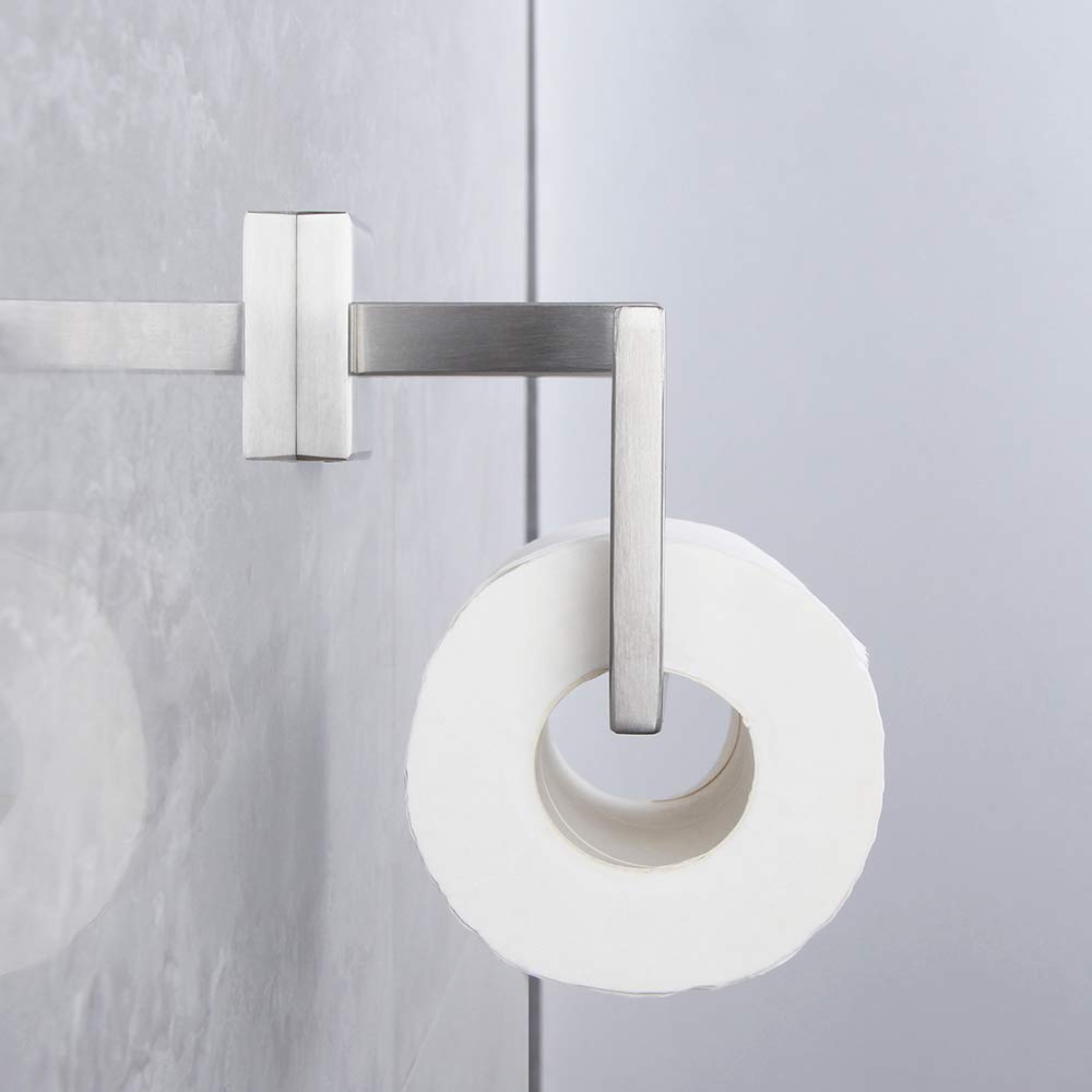 SUS304 Stainless Steel Bathroom Toilet Paper Holder Kitchen Washroom Tissue Roll Dispenser Wall Mounted Rustfree 5