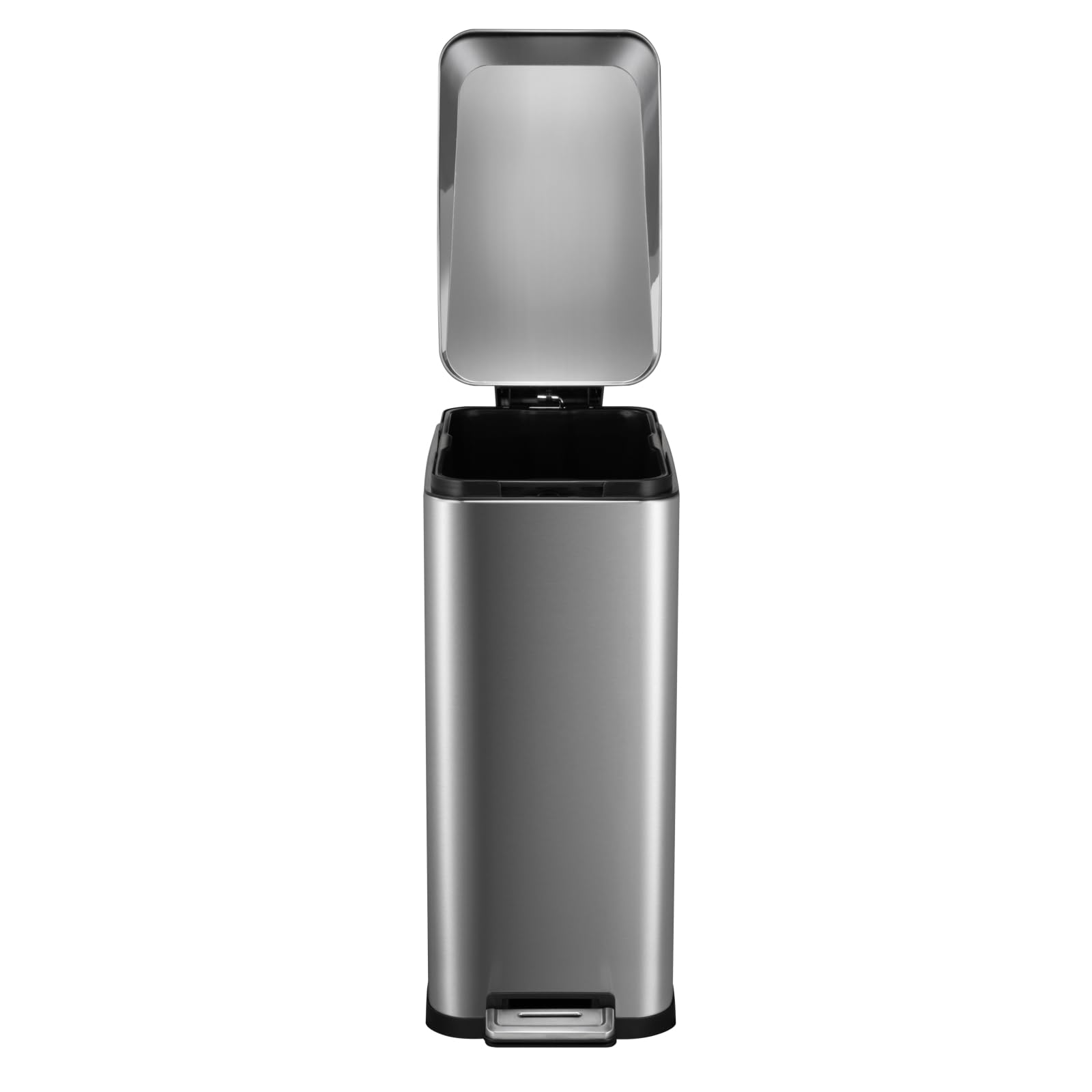 13 Gallon Slim Stainless Steel Kitchen Trash Can with Lid