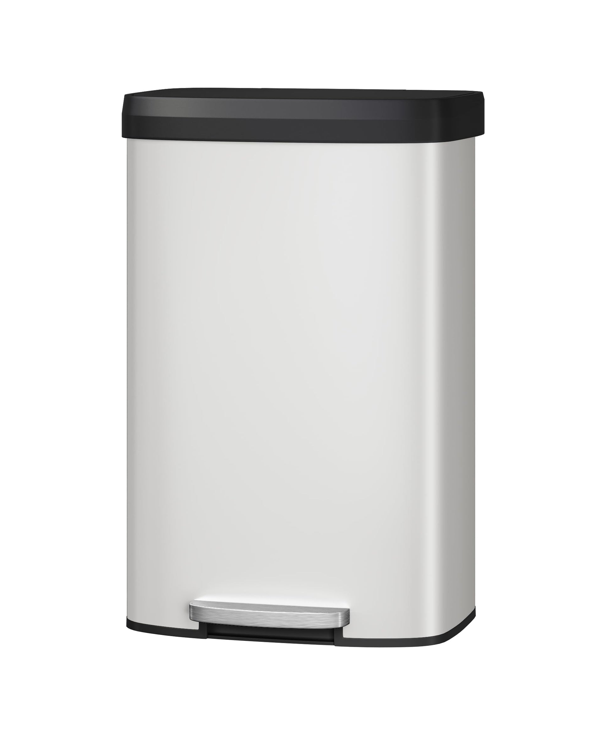 21 gal 80 L Metal Trash Can with Lid