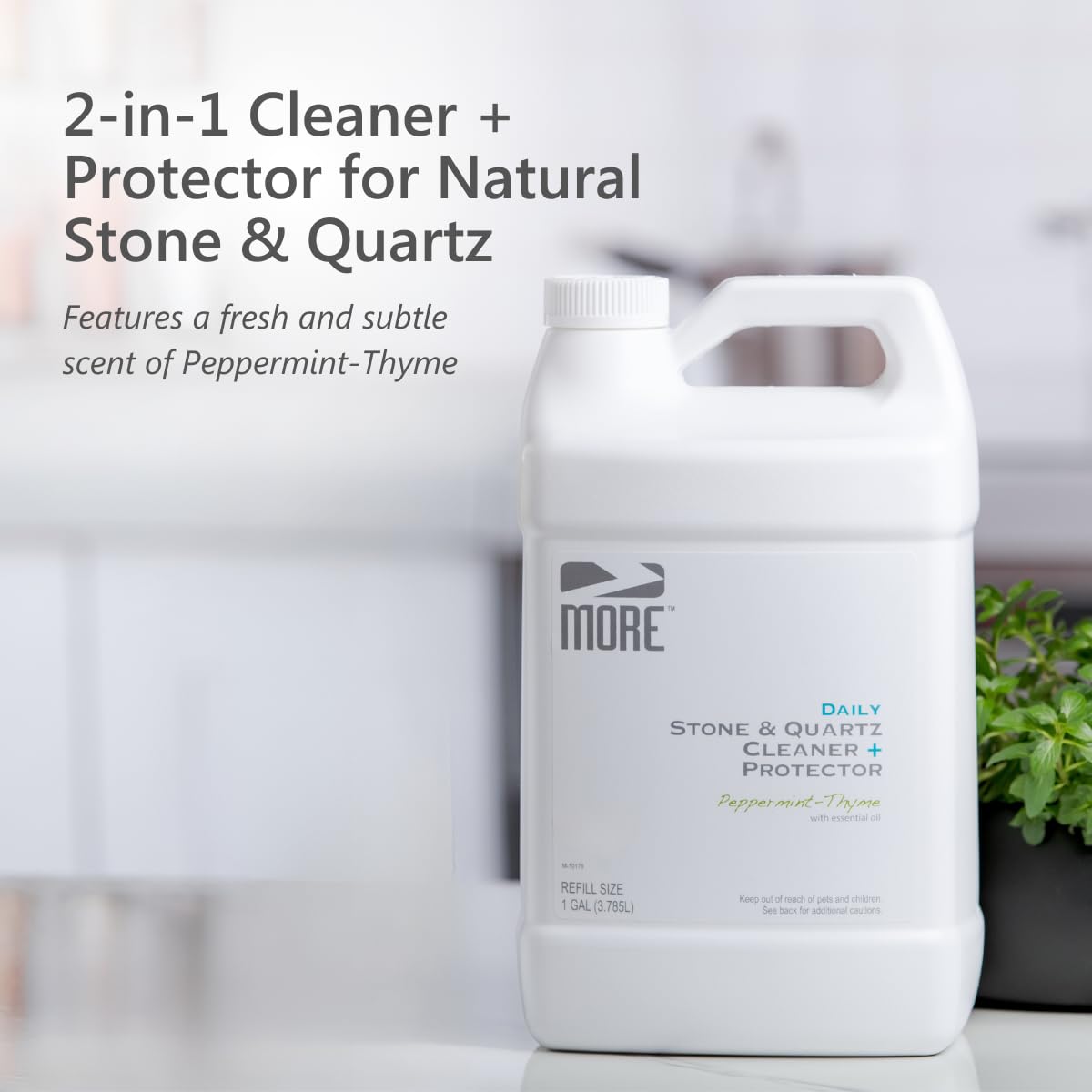 MORE Stone & Quartz Cleaner + Protector (128 Fl Oz)