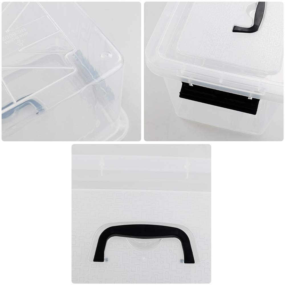 10 L Clear Plastic Latching Box