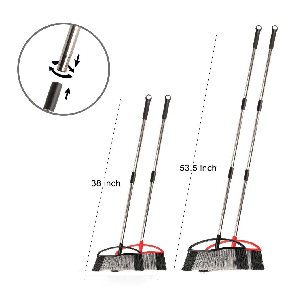 2 Pack Outdoor Broom