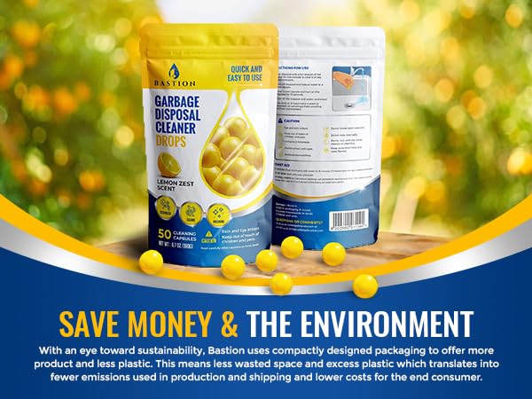 Garbage Disposal Cleaner and Deodorizer Drops (50 Count)