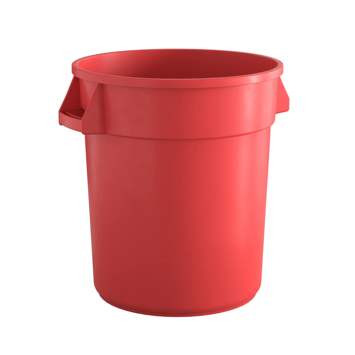 20 Gallon Red Round Commercial Trash Can