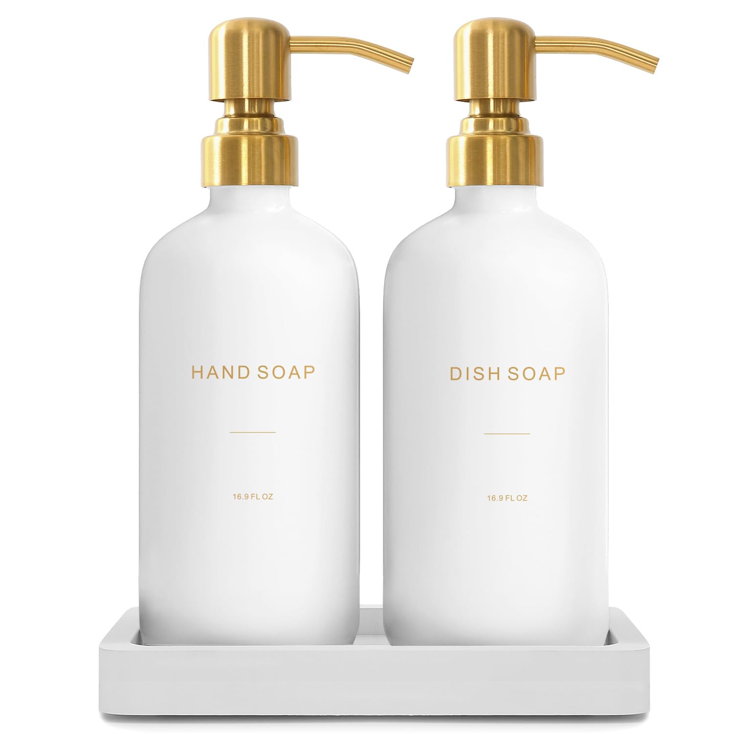 Gold Soap Dispenser Set (2 Count)