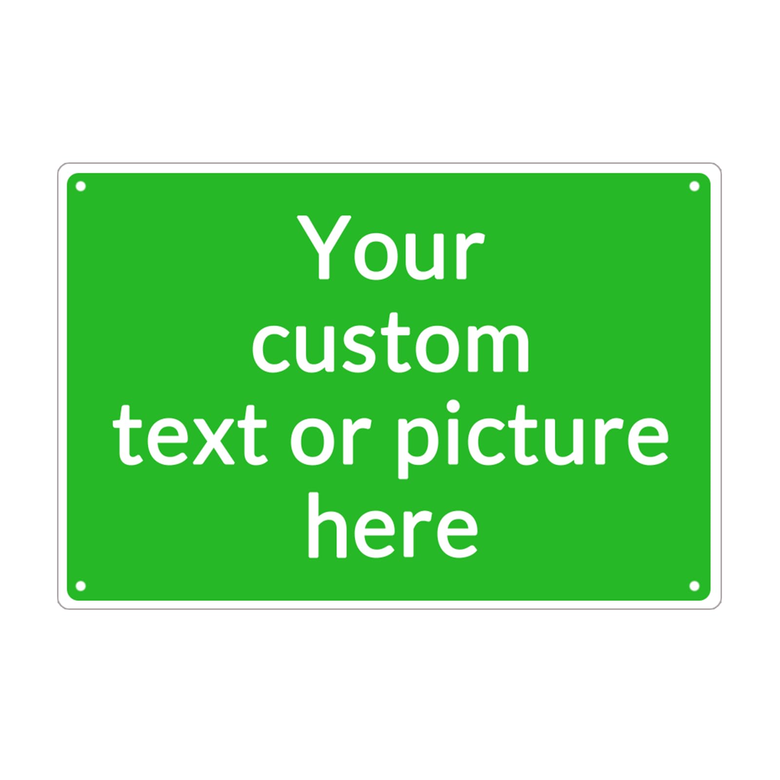Personalized Aluminum Metal Signs