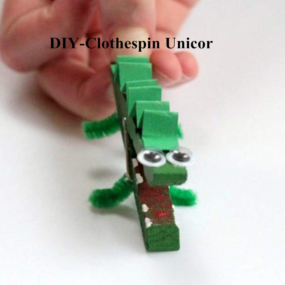 50PCS Tiny Wooden Clothespins Photo Paper Peg Mini Wood Clothes Pins Home School Arts Crafts Decor