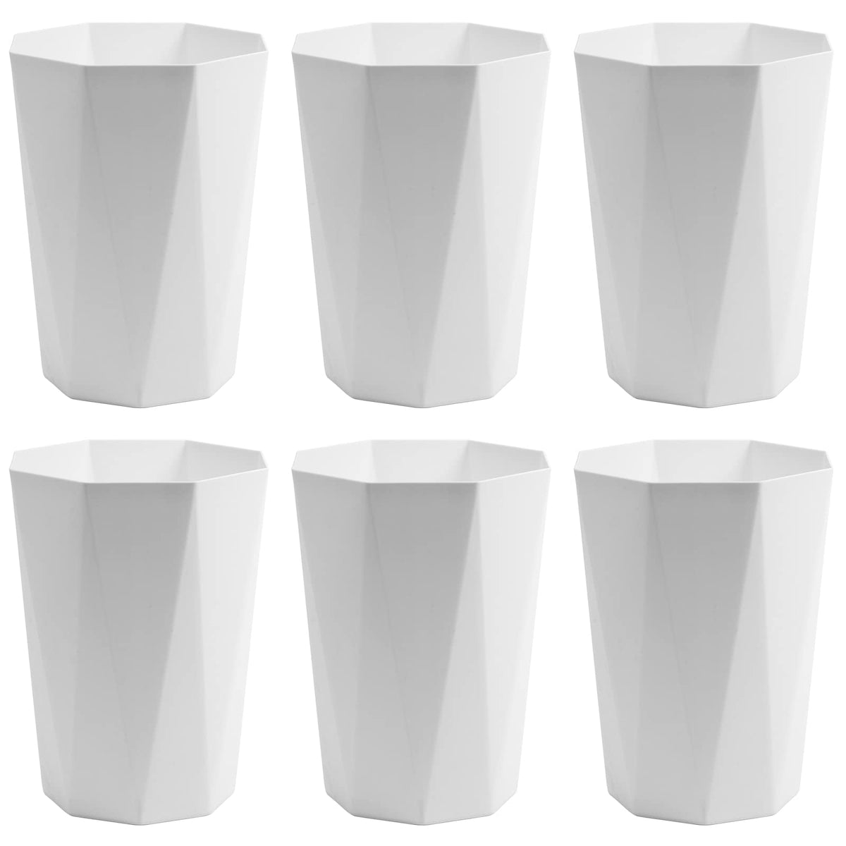 12L Trash Can Wastebasket Plastic Trash Bin Garbage Container Rubbish Can Paper Basket Office Organizer for Bedroom Home Office