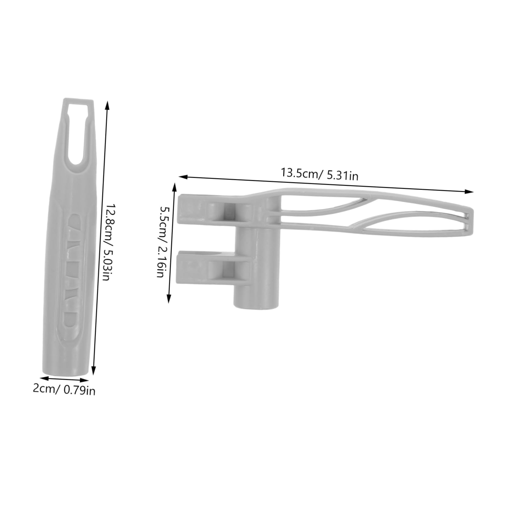 Broom Handle Grip Replacement for Dustpan and Sweeping Tools Easy to Install Plastic Rod Accessories Compatible with Household Brooms and Dusters Convenient Detachable Design
