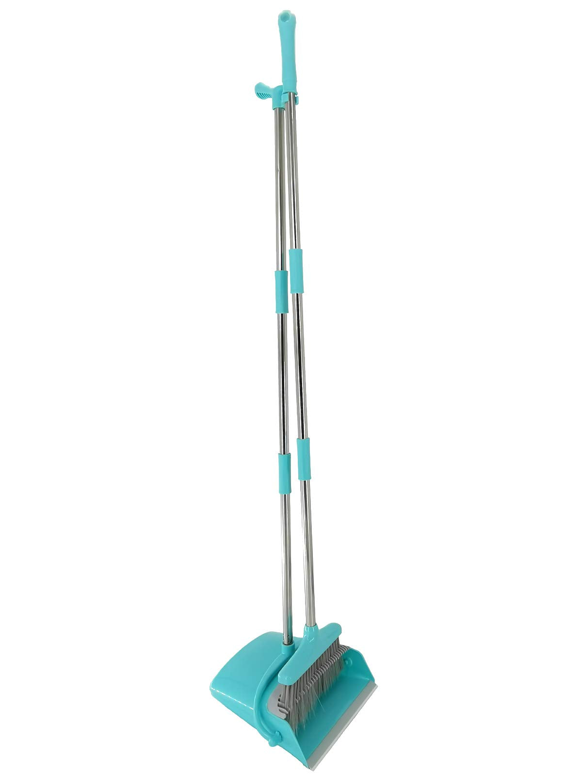 Extendable Long Handle Broom and Dustpan Set