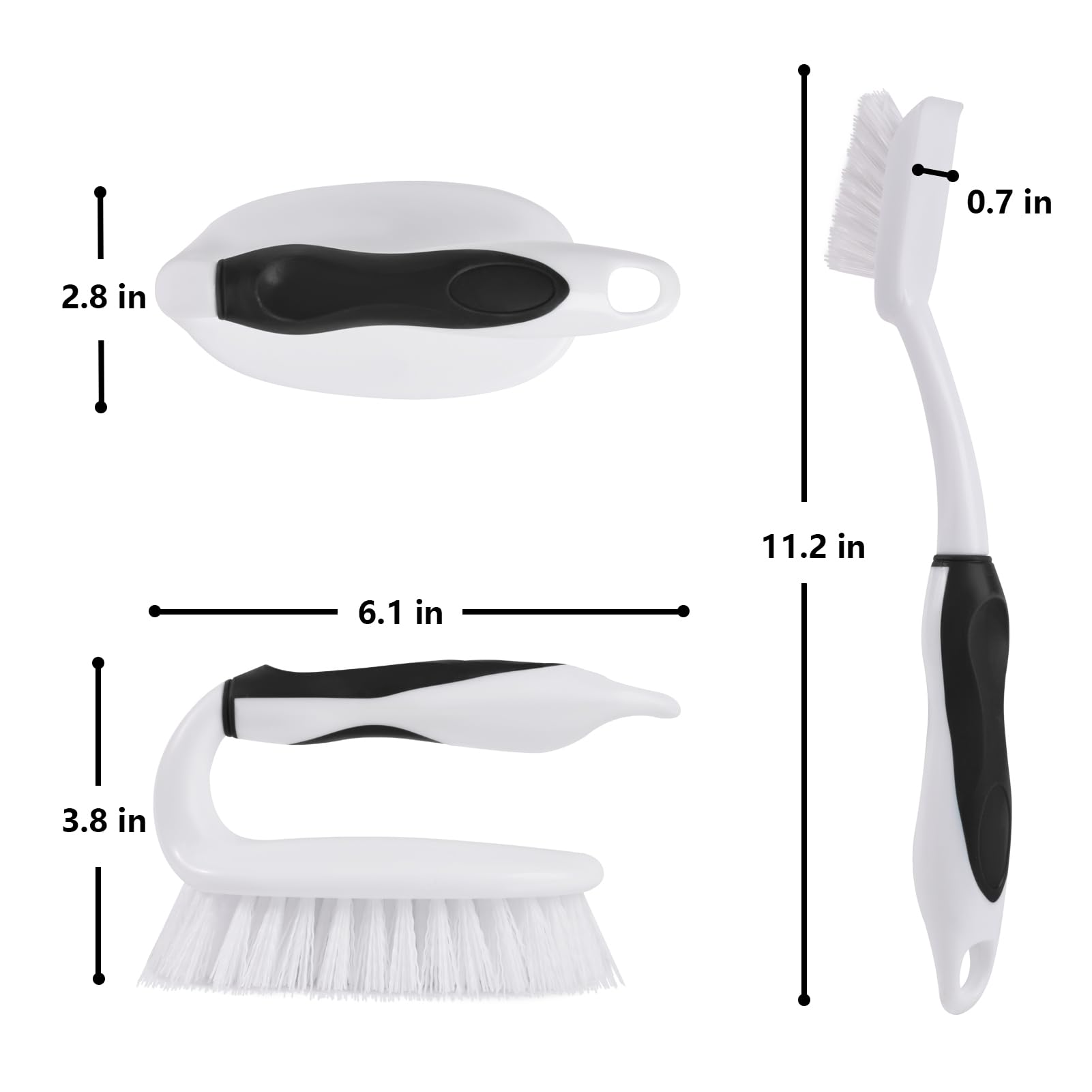 Scrub Brush Set (4 Count)