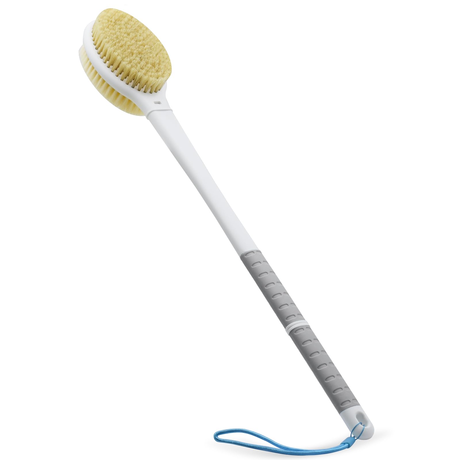 Shower Brush with Soft & Stiff Bristles