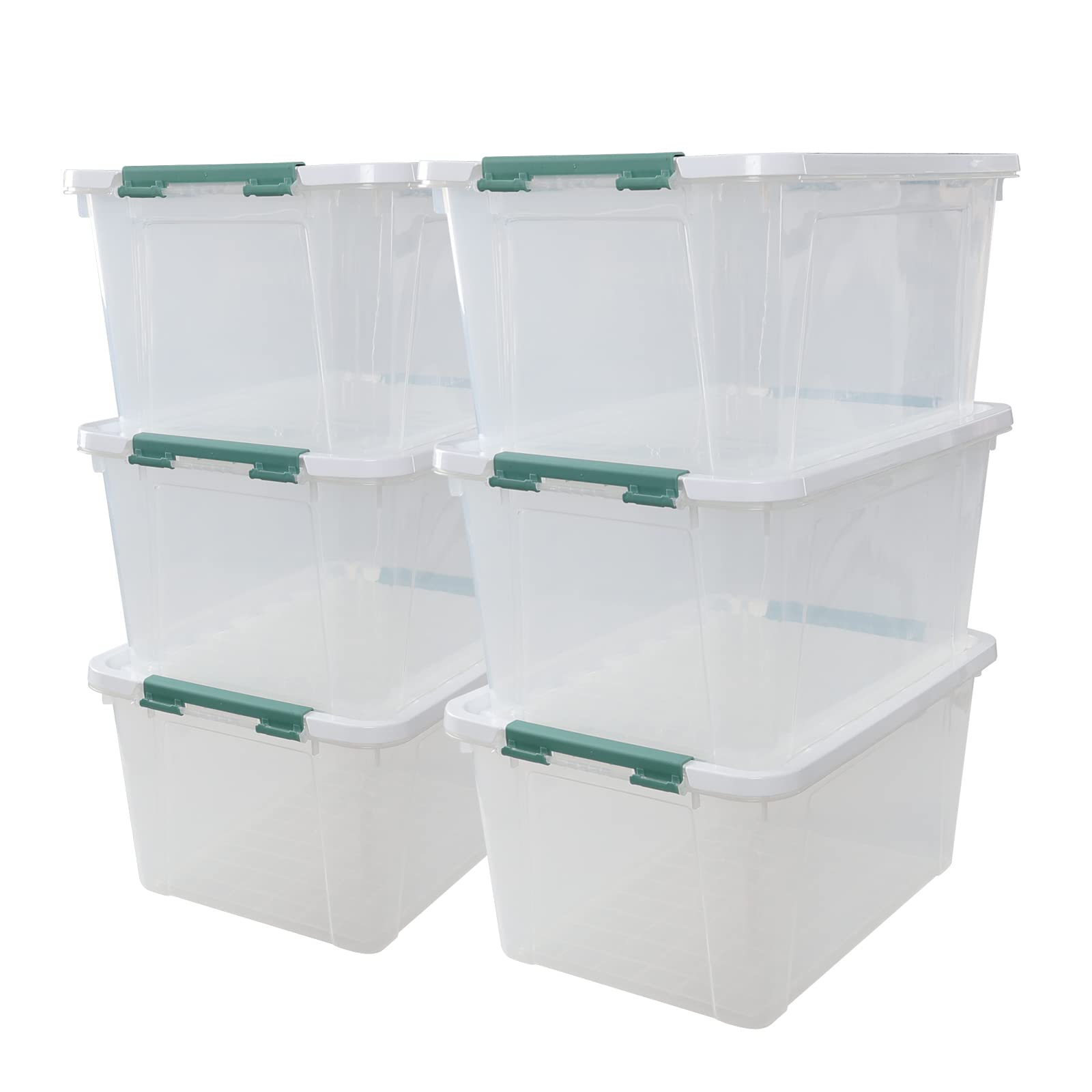 6 Pack 35 L Plastic Storage Box (6 Count)