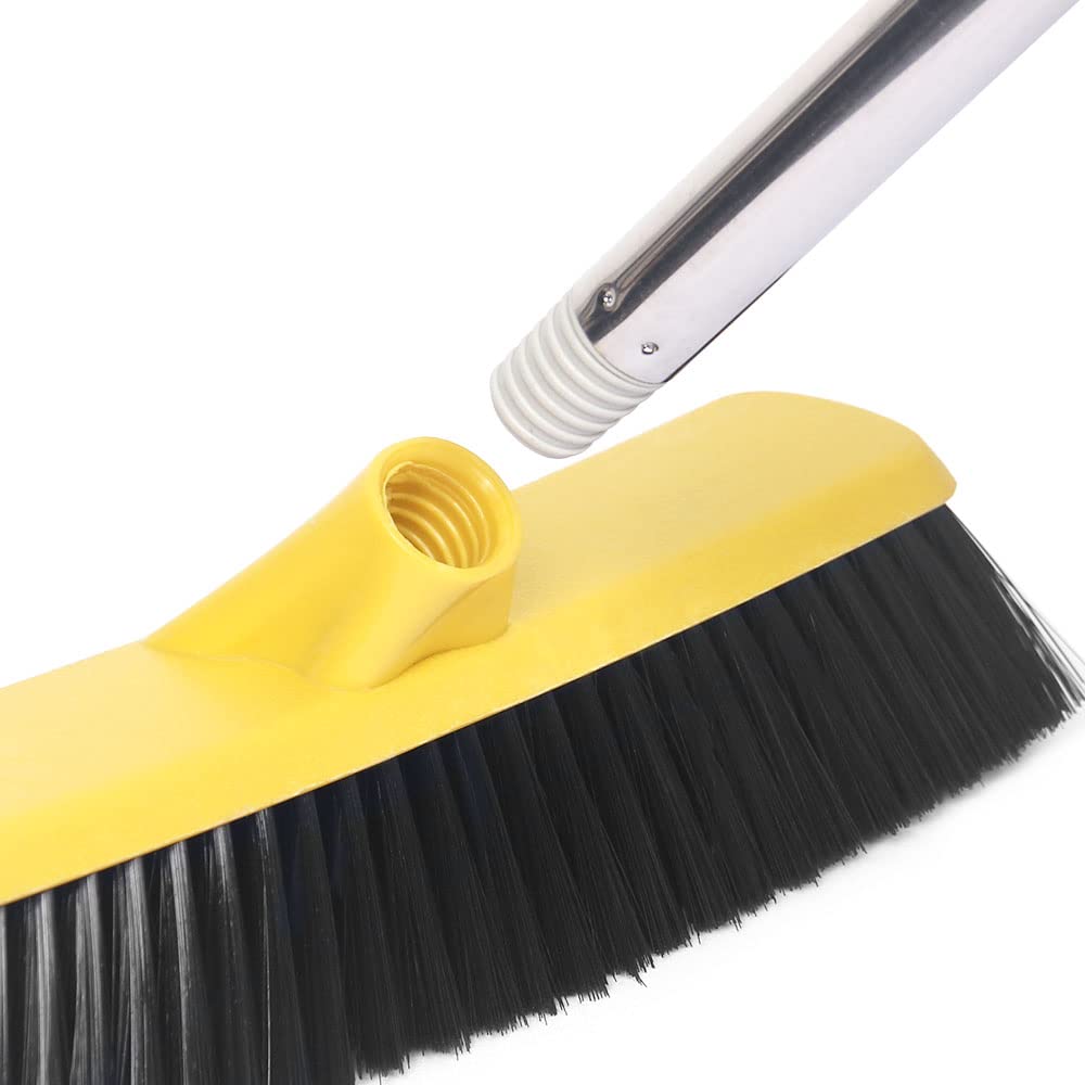 Push Broom with Long Handle