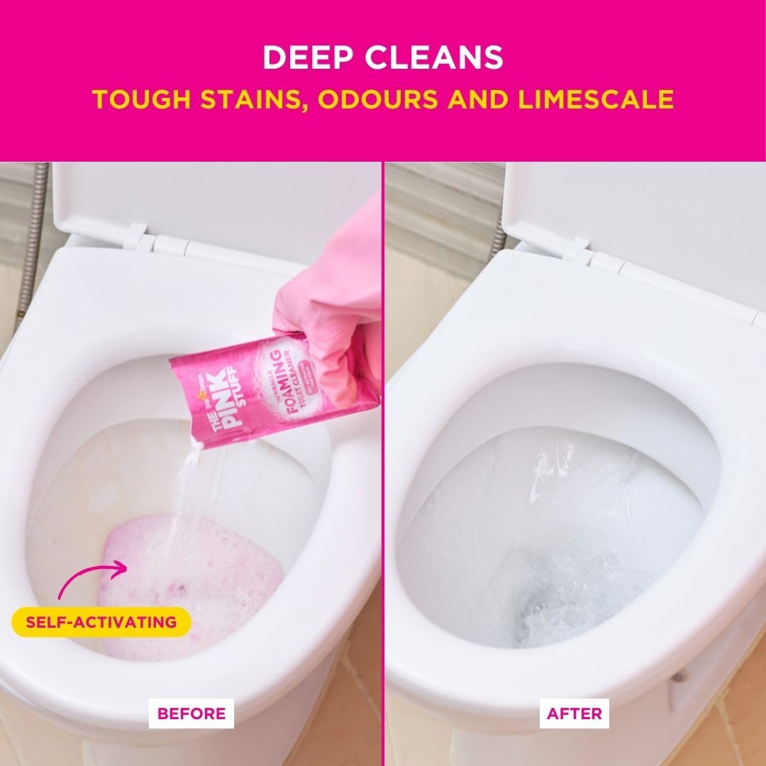 The Pink Stuff Miracle Power Foaming Toilet Cleaner (21 Ounce)