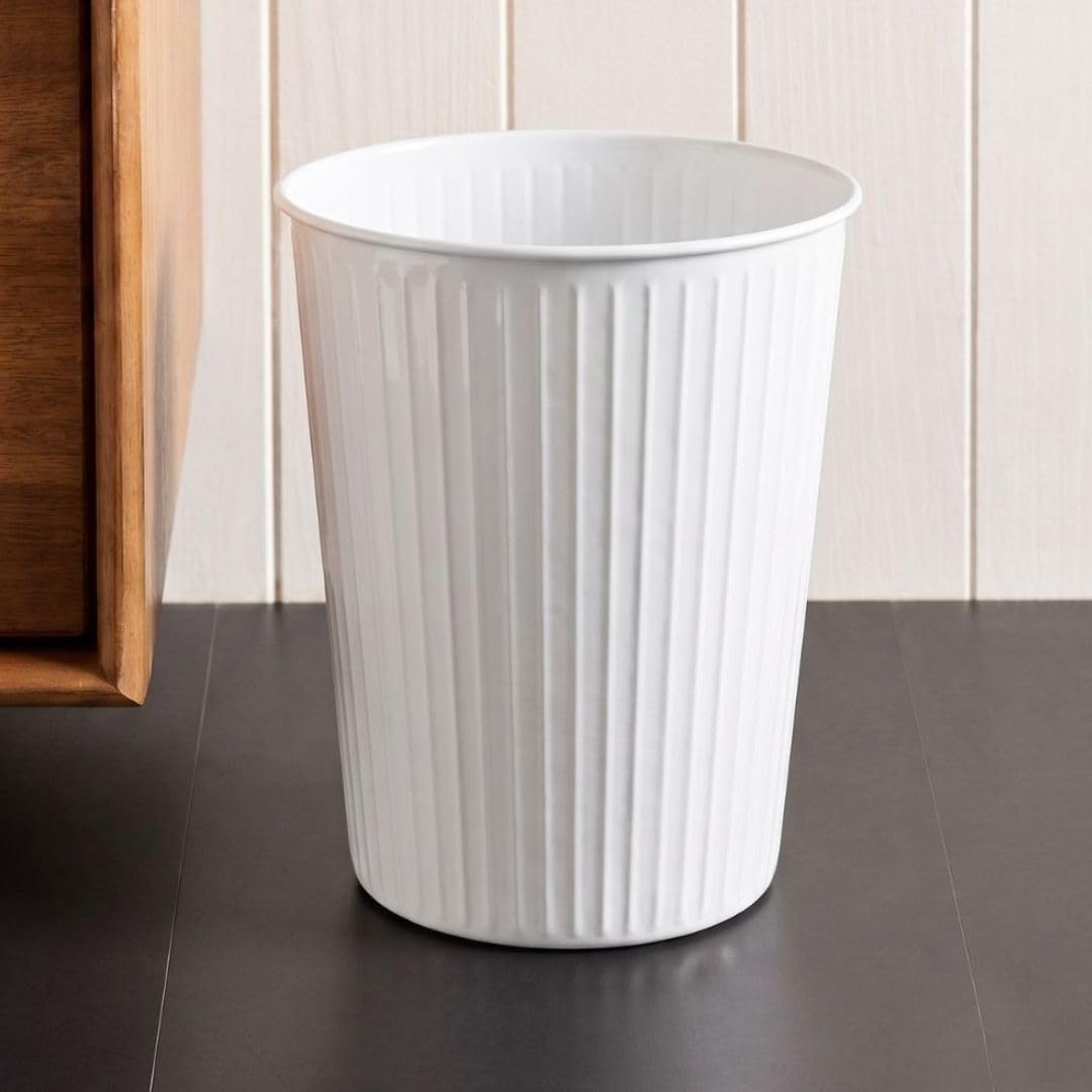 Metal Bathroom Trash Can