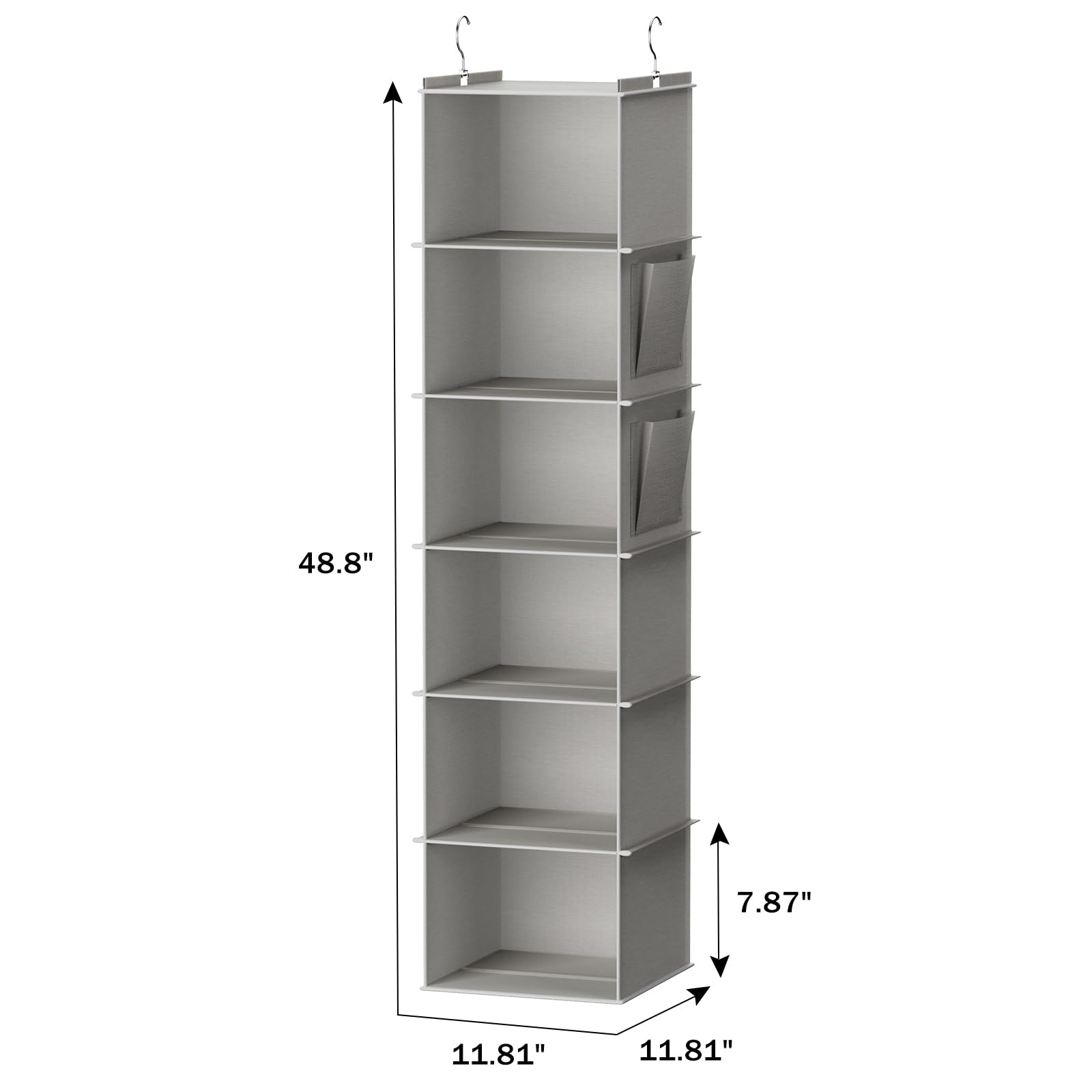Hanging Closet Organizer and Storage (6 Count)