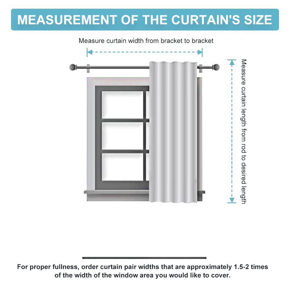 Short Blackout Curtains (2 Count)
