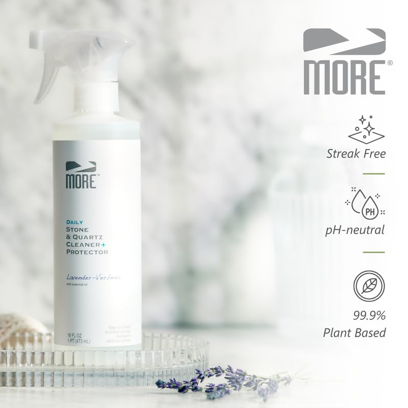 MORE Stone & Quartz Cleaner + Protector (16 Fl Oz)