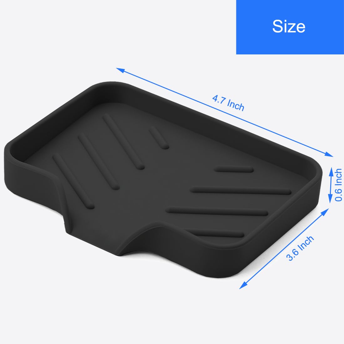 Sponge Holder with Drain Spout for Kitchen Sink
