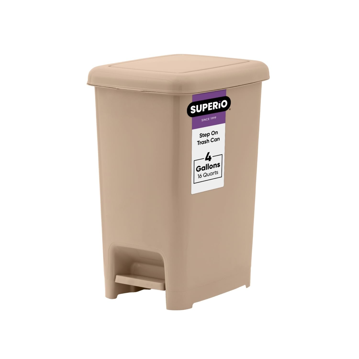 Slim Step On Trash Can