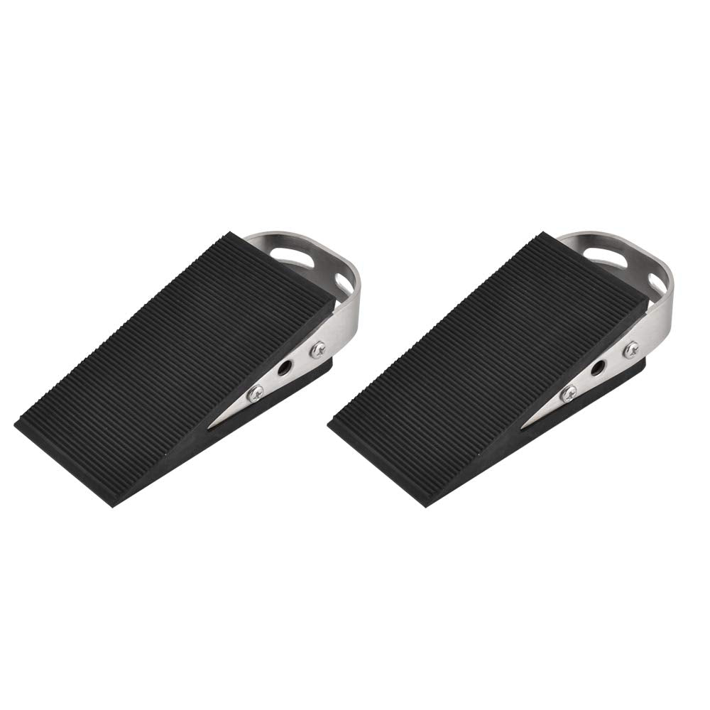 Heavy Duty Door Stopper Rubber Wedge (2 Count)