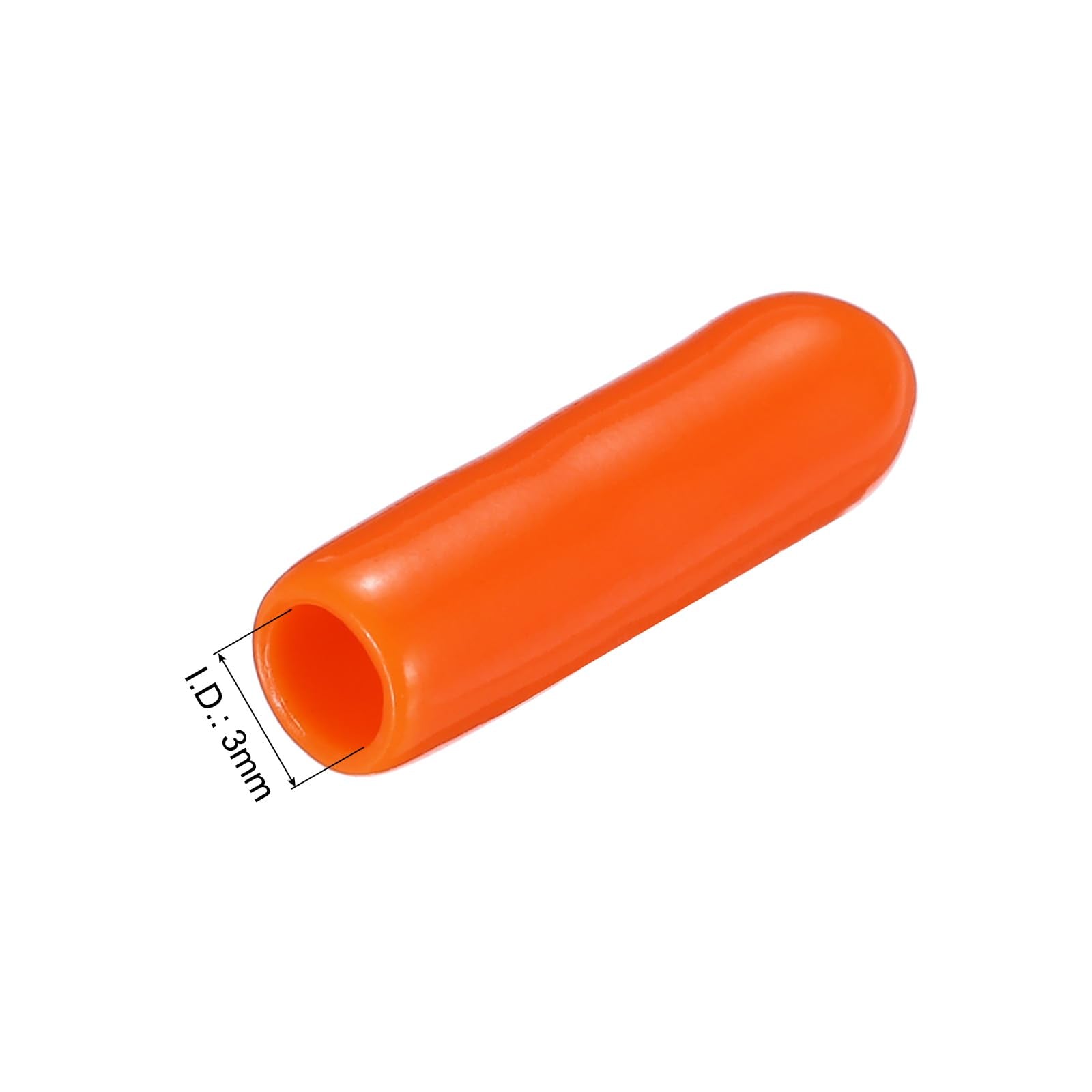 20pcs Rubber End Caps 3mm