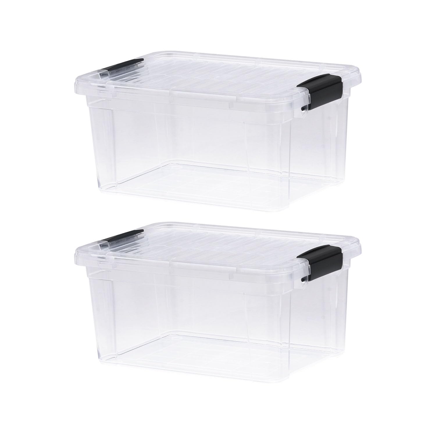 Storage Bins with Lids (2 Count)