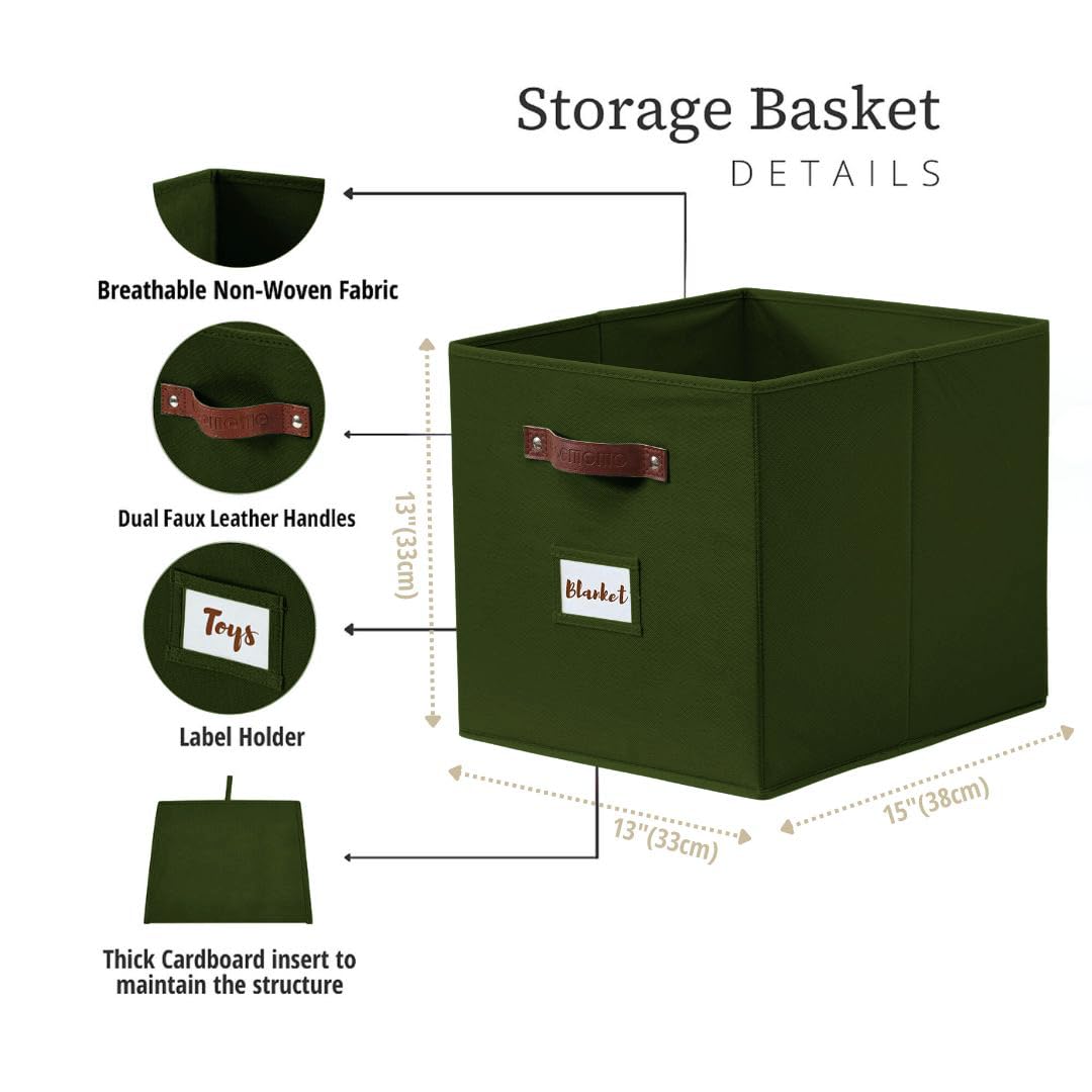 Storage Bins Storage Baskets for Shelves (4 Count)