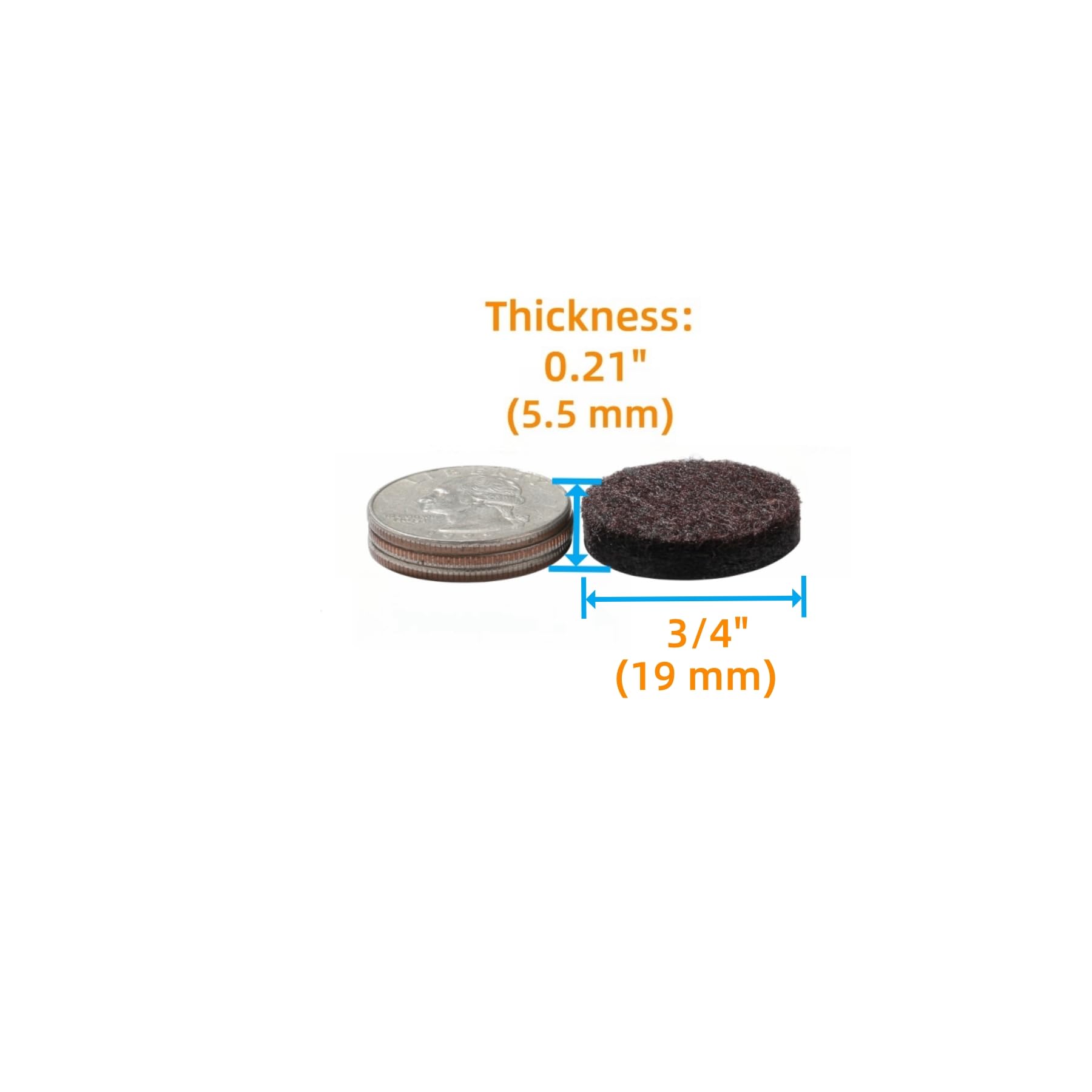Felt Furniture Pads for Hardwood Floors (96 Count)